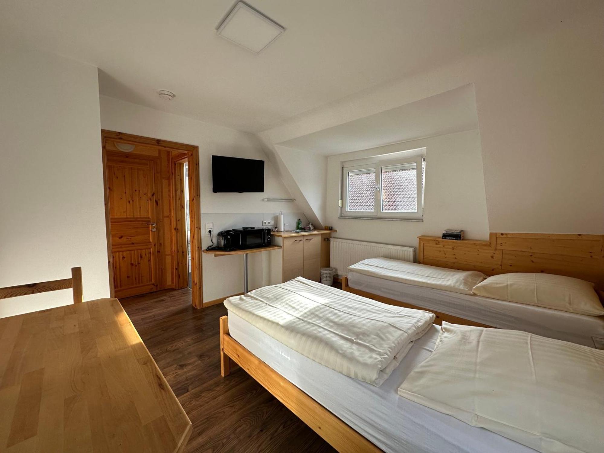 Pension Schramm Karlsruhe Exterior foto